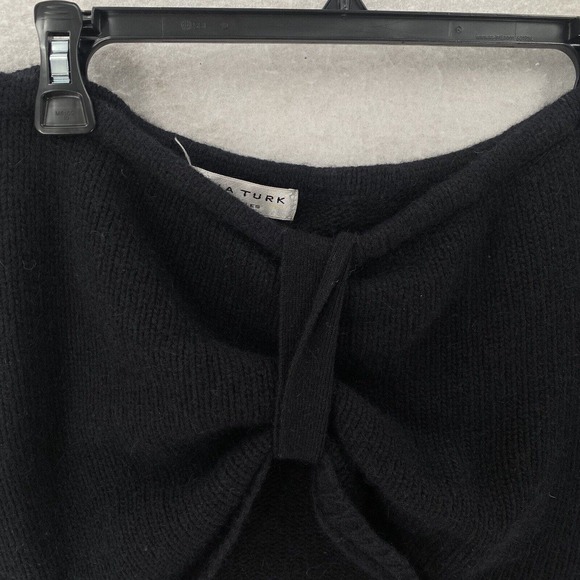 Trina Turk Lambswool Sweater Shrug Poncho Scarf‎ Wrap Soft - Picture 4 of 7